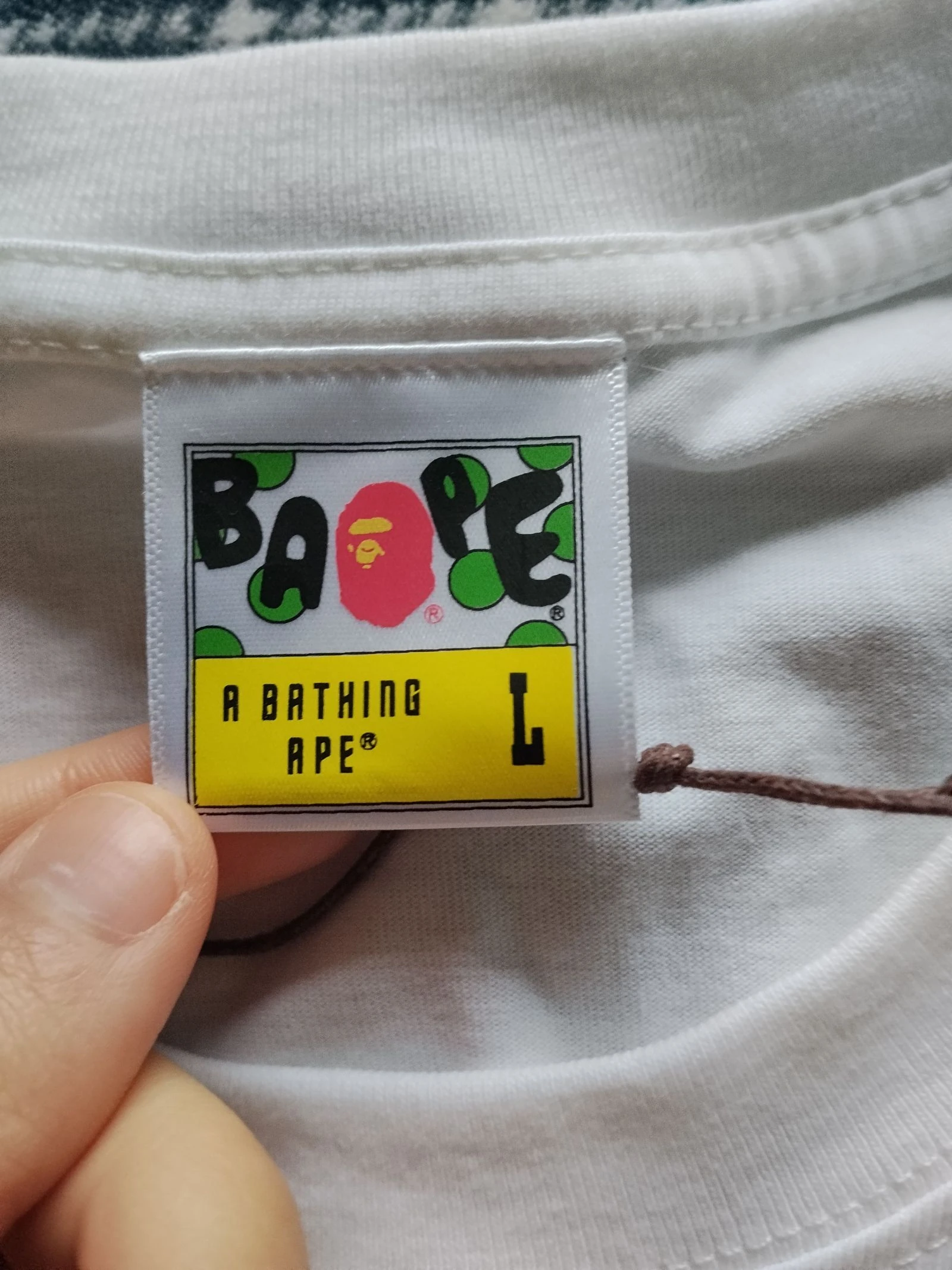 Camiseta BAPE verde tamanho G – photo 3